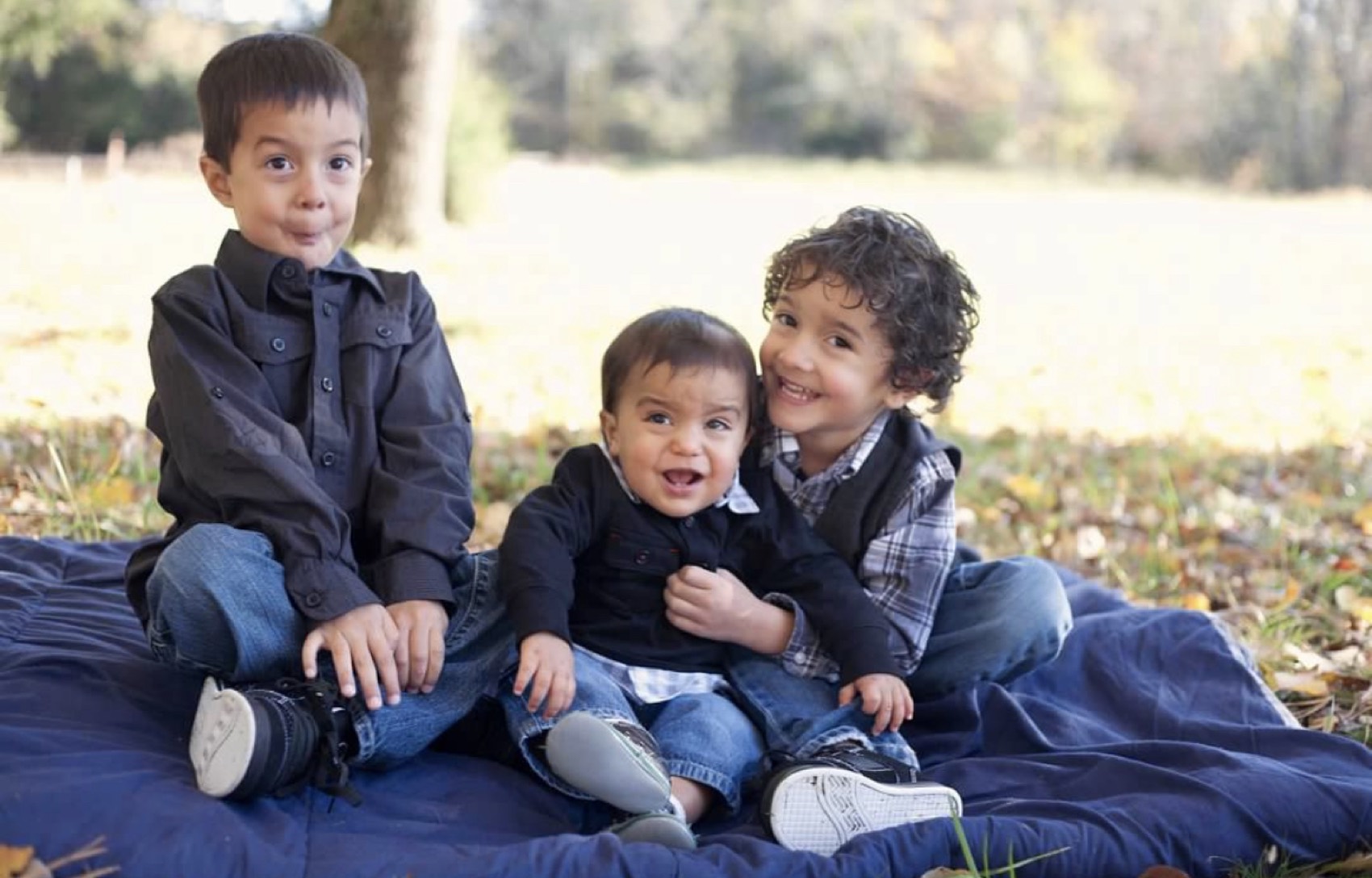 Erica and Joshua's three sons as young boys